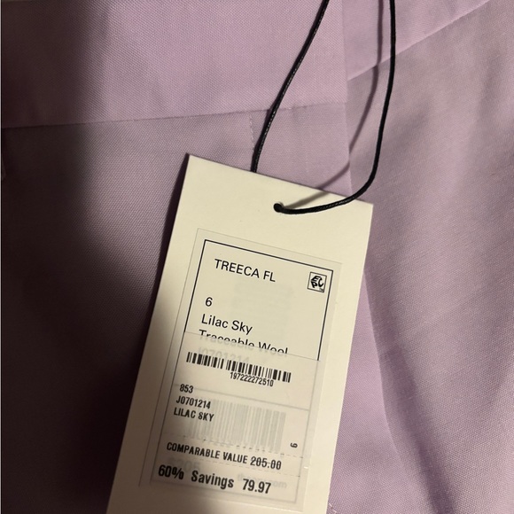 THEORY TREECA LILAC PANTS - Picture 2 of 3